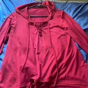 Maroon light weight hoodie